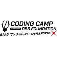 Coding Camp powered by DBS Foundation logo