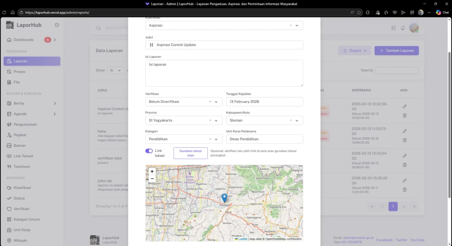 Public Reporting SaaS Platform - Ruang Media Solusi — image 2 of 2