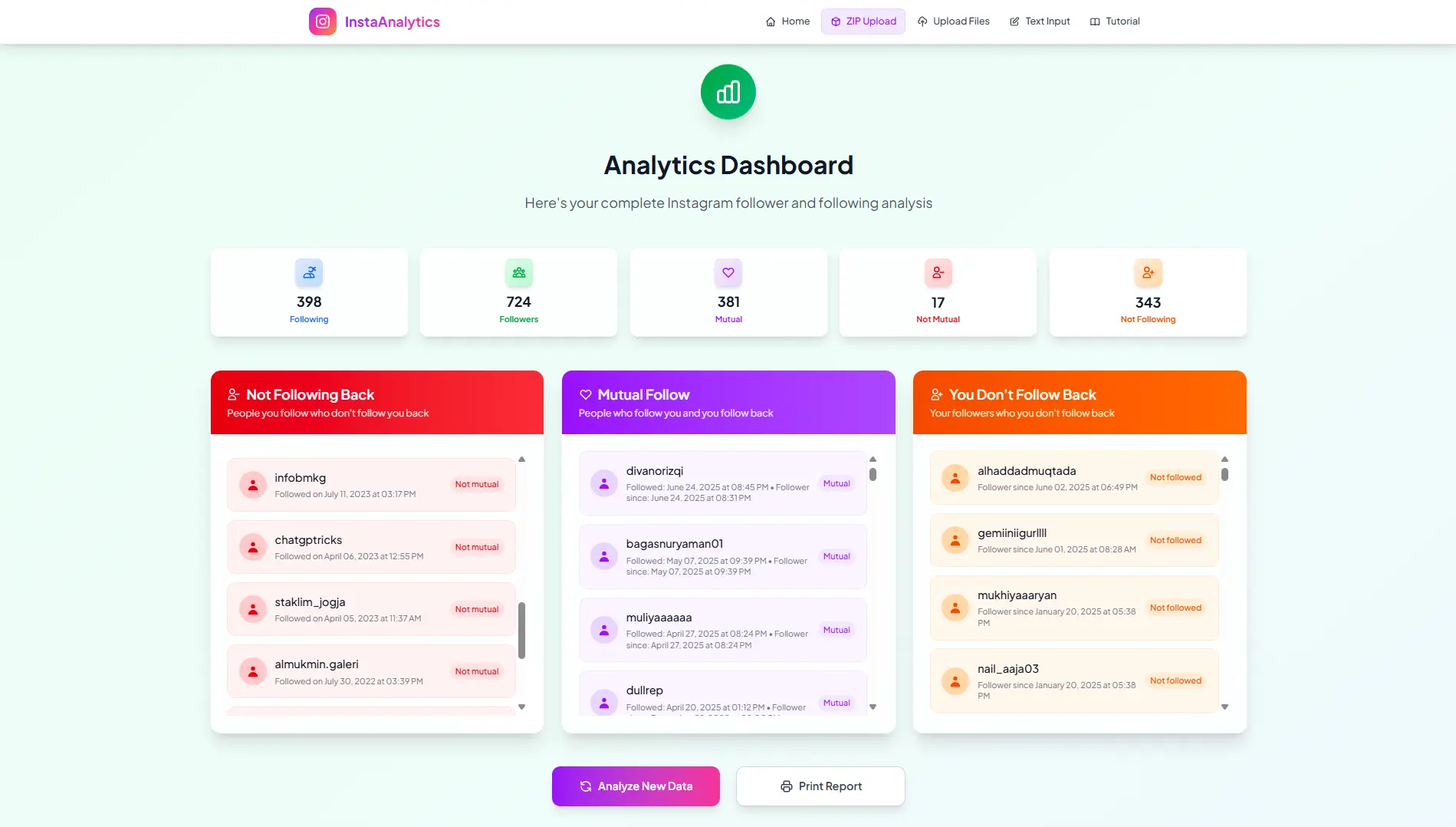 Insta Follow Analyzer — image 2 of 2