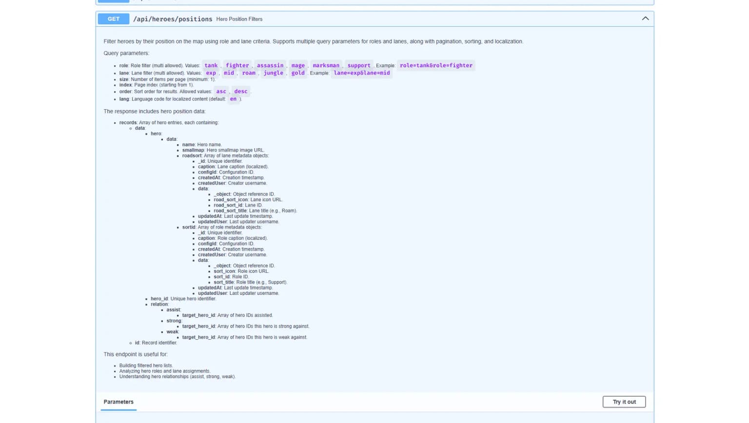 MLBB API & Web Platform — image 4 of 5