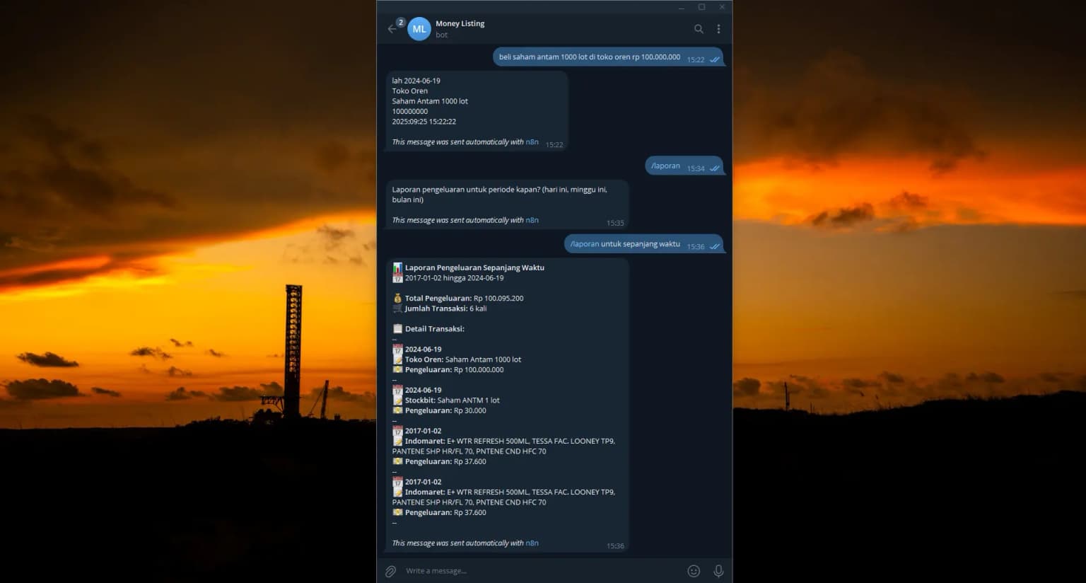 n8n Shopping Data Bot — image 3 of 3