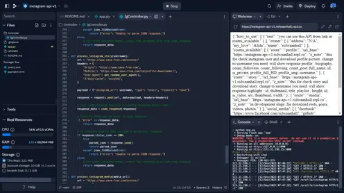 Insta Media Grabber API